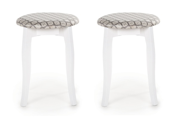Табурет Рей белый / рио 17 компаньон