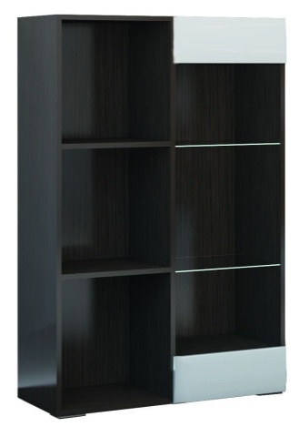 Стеллаж Ницца (Ш-800 мм x В-1255 мм x Г-366 мм)/Разные Цвета