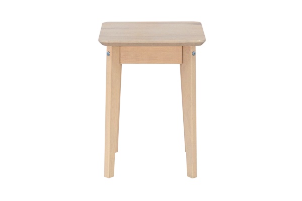 Табурет на венских ножках выбеленная береза