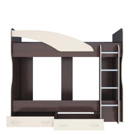 Кровать Двухъярусная (Д-2032хВ-1700хГ-1000 мм)/Разные Цвета