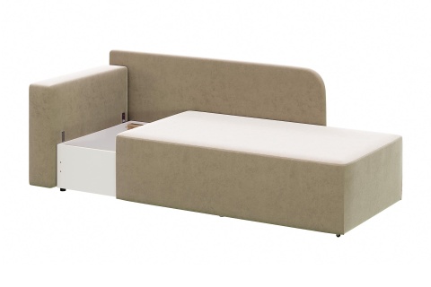 Диван кушетка Кайли левый бежевый