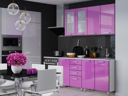 Кухонный Гарнитур Настя Глянец 1600 мм/Разные Цвета